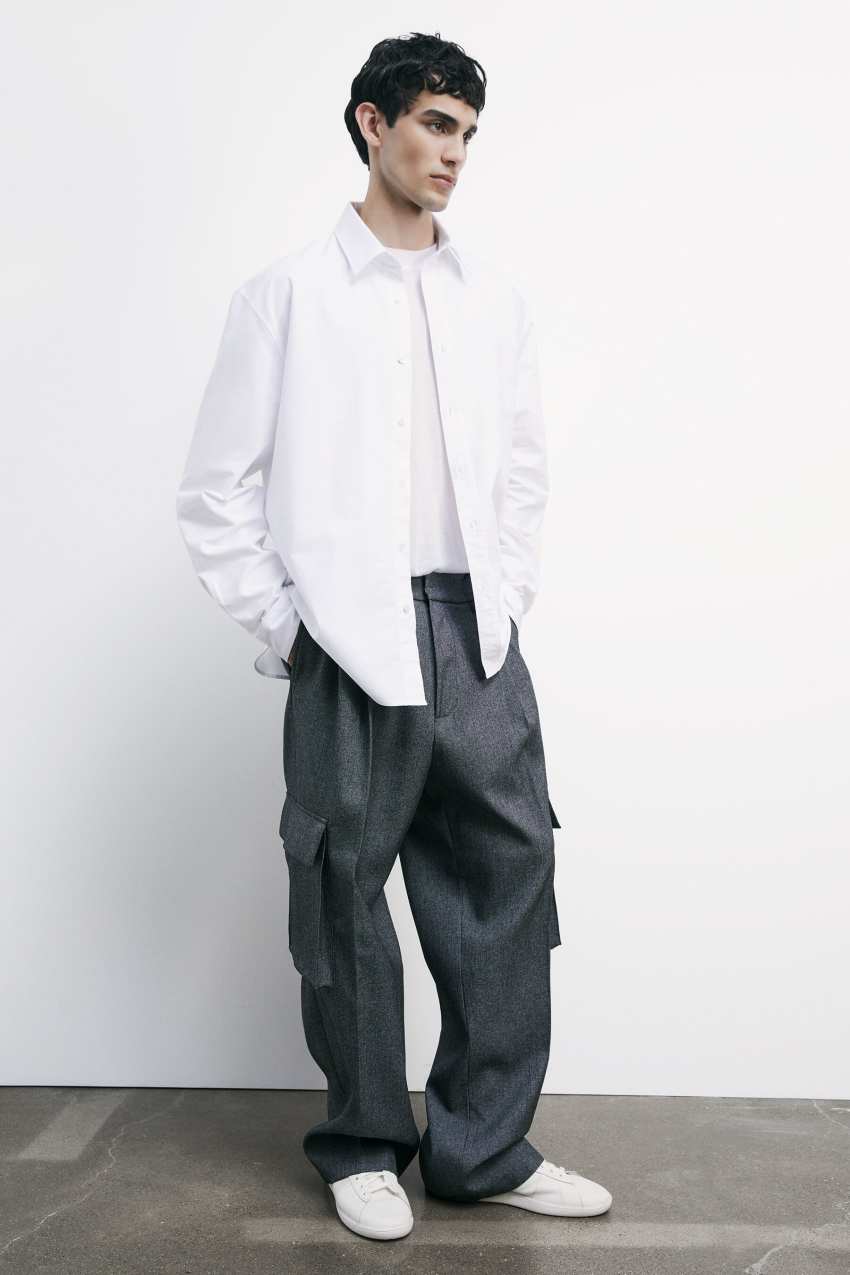 Pantaloni sartoriali (IM)PERFECTION stile cargo