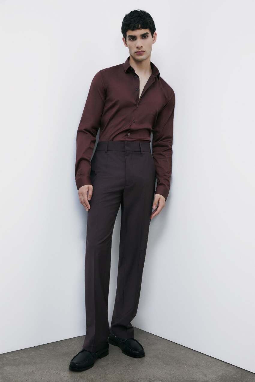 Pantaloni (IM)PERFECTION slim in frescolana