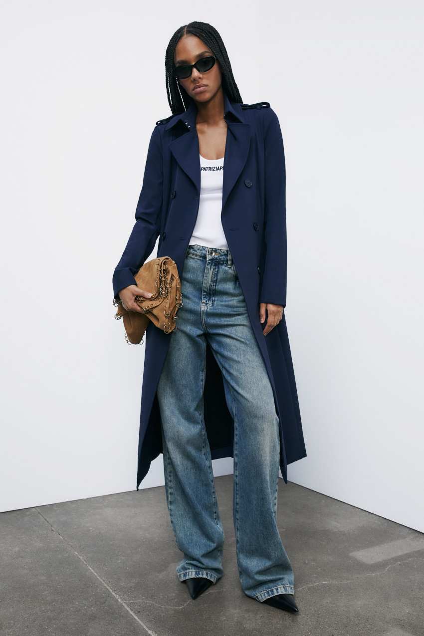 ジャケット・アウター LUXURY MATERIAL TIELOCKEN COAT cthy Trench coat with buckle made of bielastic nylon