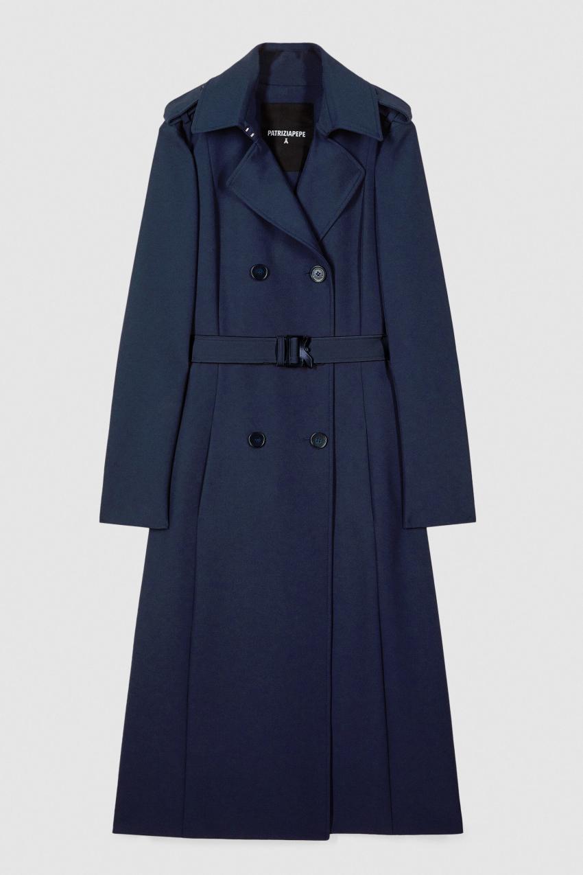 新品 patrizia pepe パトリツィアペペ トレンチ ロングコート 44 新品 patrizia pepe パトリツィアペペ トレンチ ロングコート 44