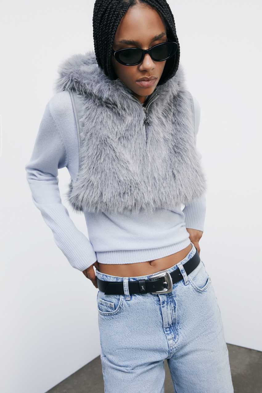 【eaphi】FLUFFY PEPLUM VEST FLUFFY PEPLUM VEST Eaphi