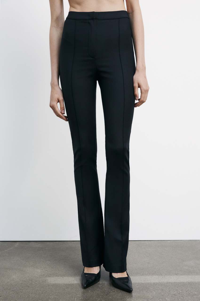 Black Slim Flare pants | Patrizia Pepe