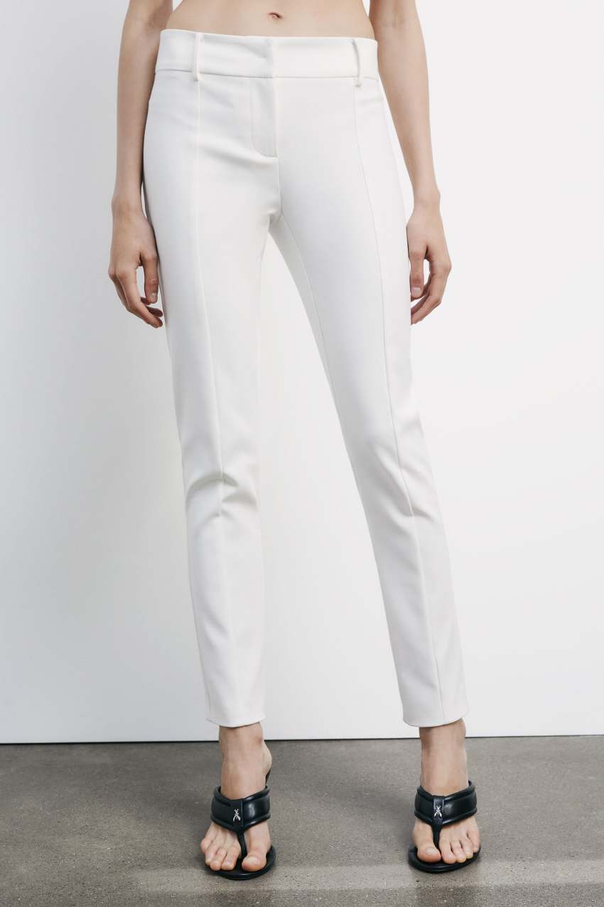 Phenix Tamer Slim Pants L ホワイト White Slim pants | Patrizia Pepe