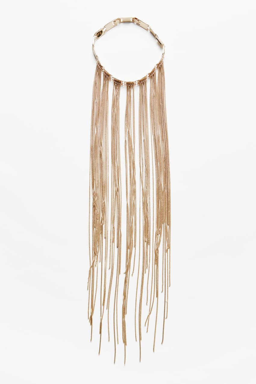 Chocker Metal Fringes