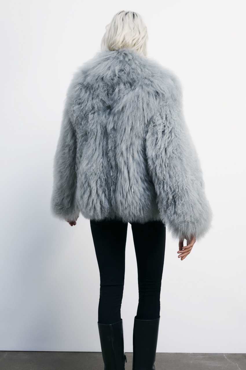 Short fur jacket