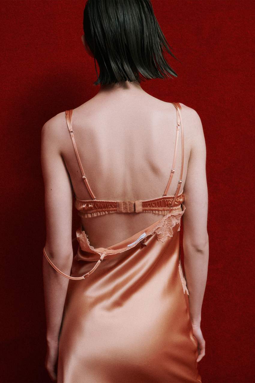 Silk slip dress