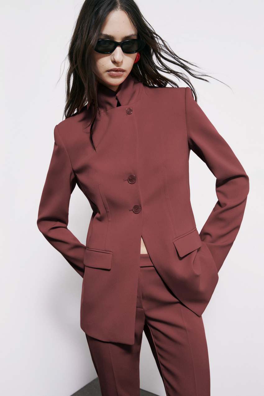 Blazer slim sartoriale