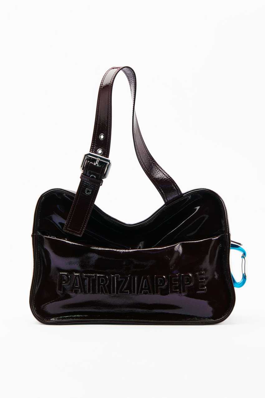 Borsa shopping (IM)PERFECTION in pelle glossy