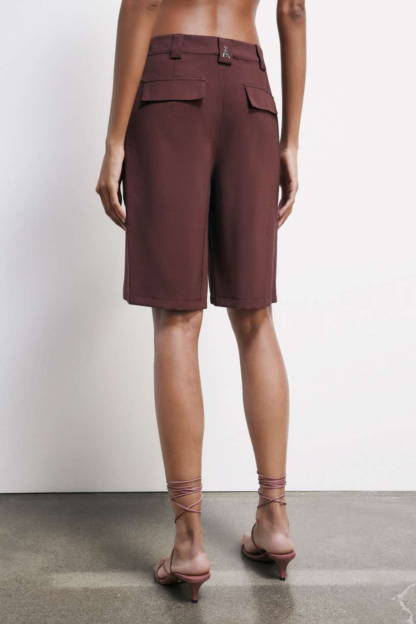 Tencel bermuda shorts