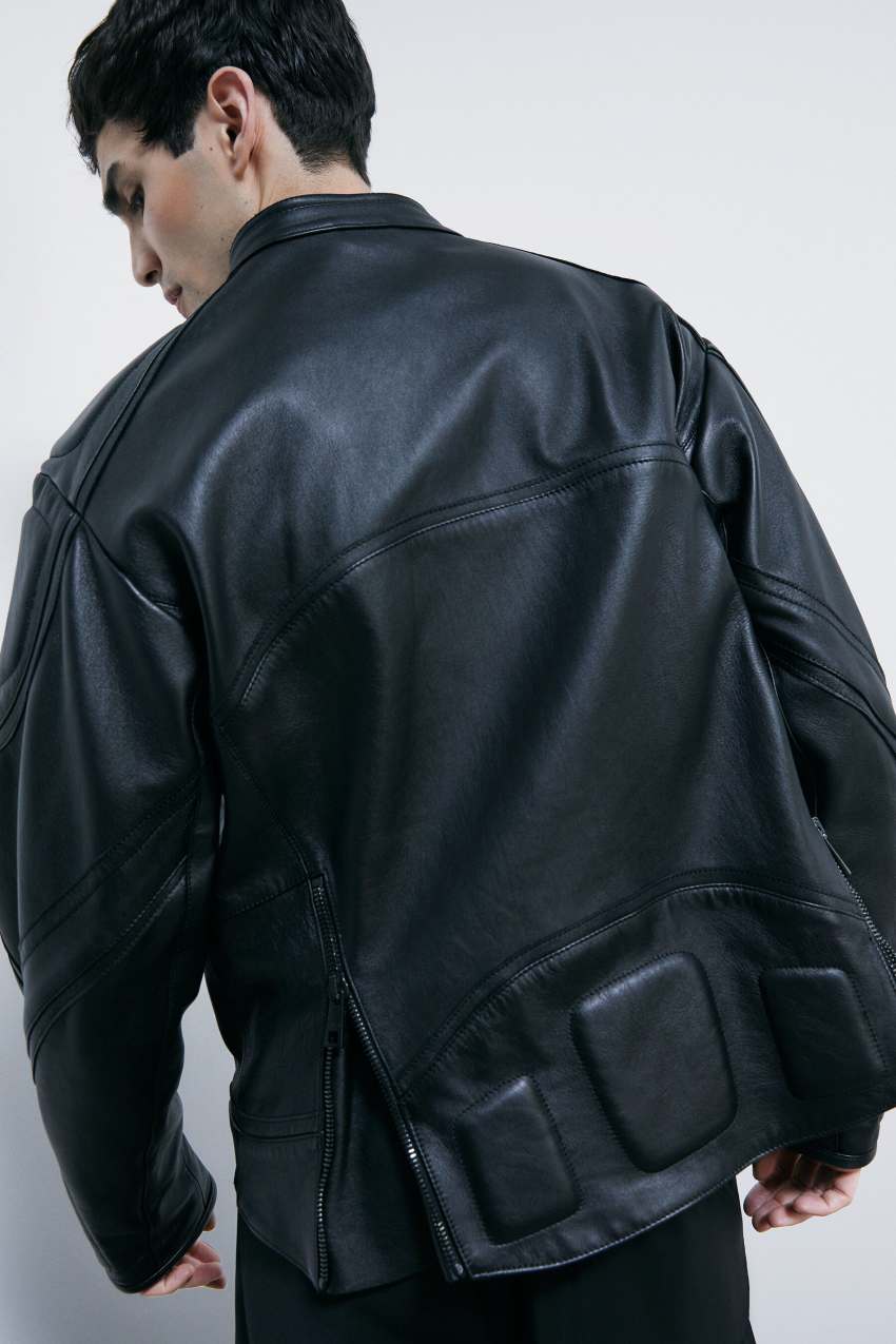 Leather biker jacket | Черный | Patrizia Pepe