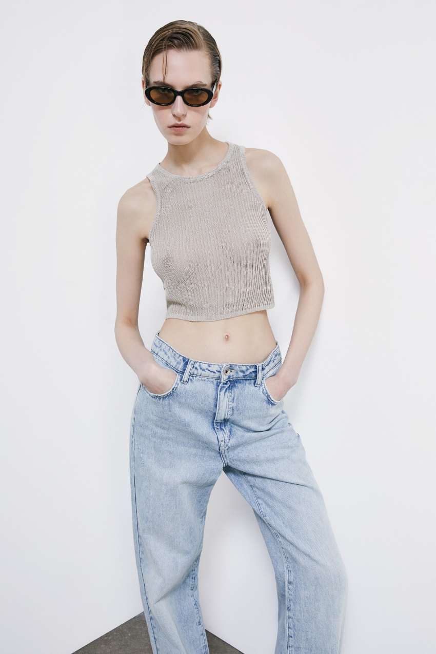 Lightweight knit tank