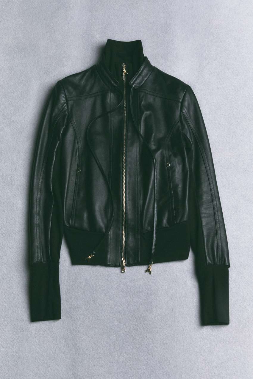Black Nappa lambskin jacket | Patrizia Pepe