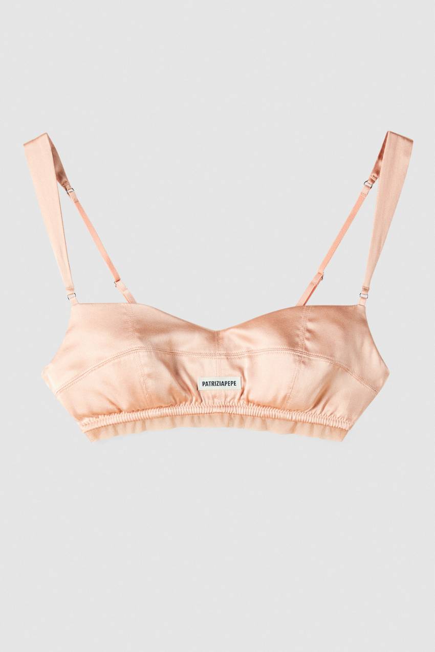 Silk bra