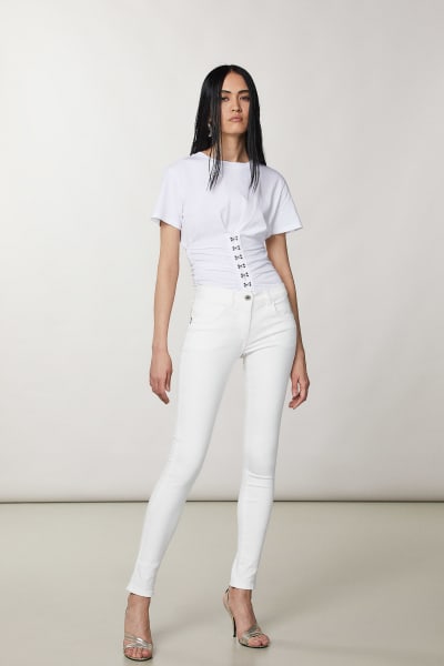 Buy White Jeans & Jeggings for Women by LGC Online