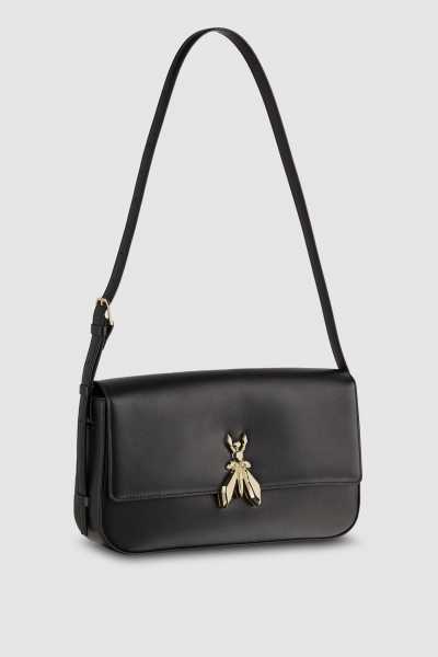 Borsa A Tracolla Patrizia Pepe Never Complete Grande – Pelle Di Vitello, Tracolla Regolabile, Dimensioni 34x24x15,5 Cm