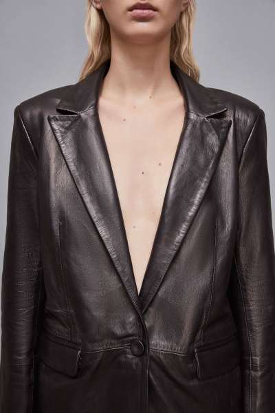 Giubbotti e giacche di pelle chiodo in pelle Donna Patrizia Pepe
