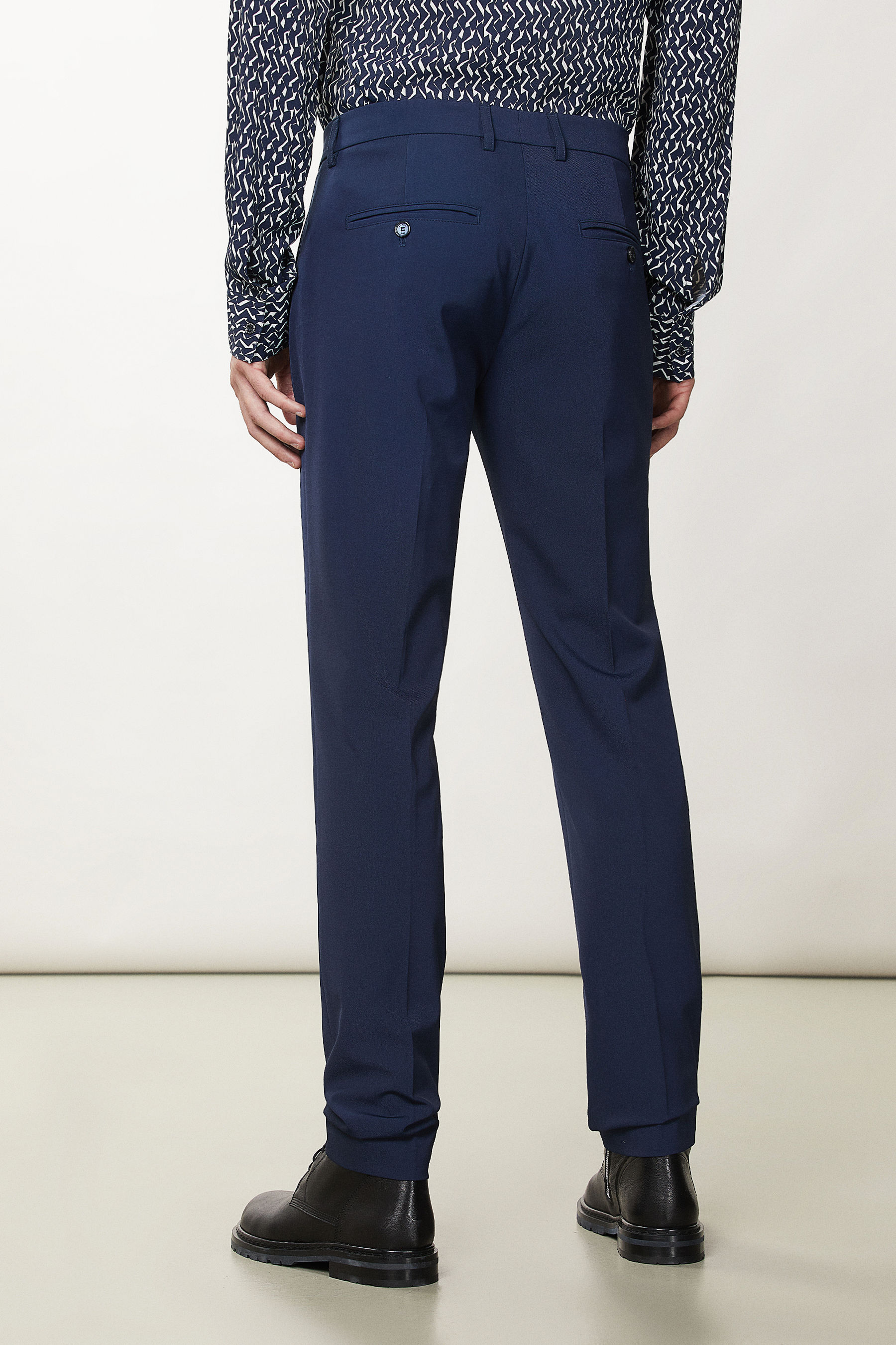 Signature Solid Wool Gabardine Trousers - Bobby Jones