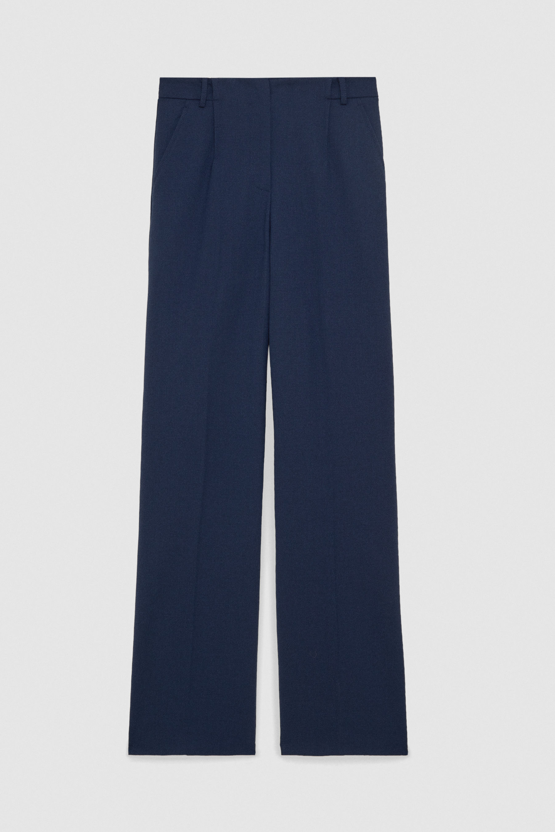 Patrizia Pepe Essential palazzo-fit Pants Atmosphere Blue Woman Size 38