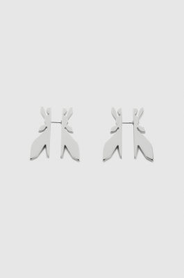 Brass earrings, Silver, Patrizia Pepe