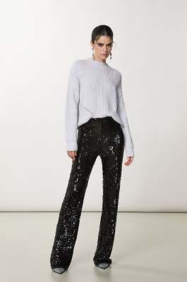 Ribbed sweater, White, Patrizia Pepe