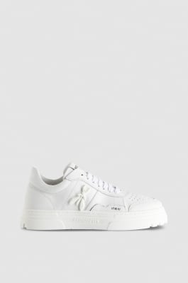Leather sneakers, White, Patrizia Pepe