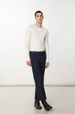 Pull en laine slim fit, Blanc, Patrizia Pepe