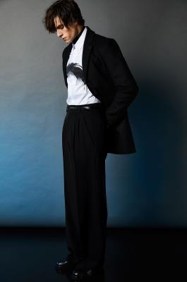 Wool blend lined coat, Black, Patrizia Pepe