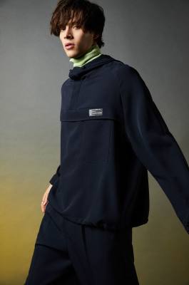 Over hooded sweatshirt, Blue, Patrizia Pepe