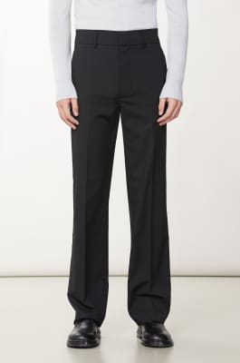 Slim fit pants with regular waist, Black, Patrizia Pepe