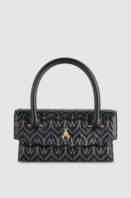 Fly Bamby quilted leather bag, Black, Patrizia Pepe