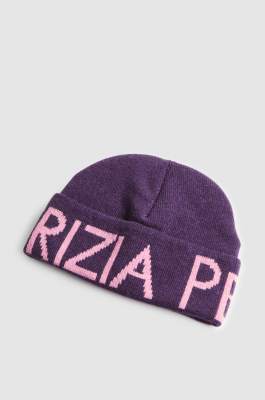 Wool-blend fabric hat, Purple, Patrizia Pepe