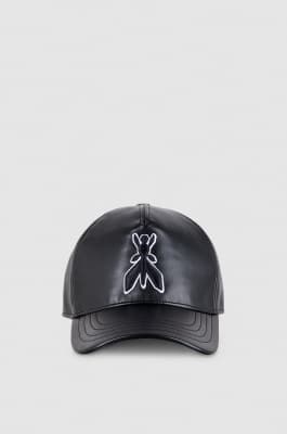 Fly embroidery-decorated baseball cap, Black, Patrizia Pepe