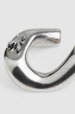 Metall-Ohrringe, Silber, Patrizia Pepe