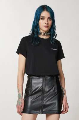 T-shirt with logo, Black, Patrizia Pepe