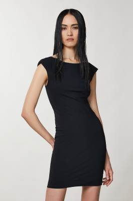 Short sheath dress, Black, Patrizia Pepe