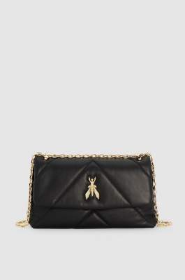 Medium Padded crossbody bag, Black, Patrizia Pepe