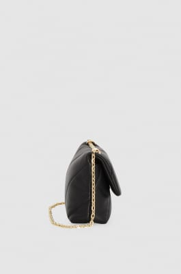 Medium Padded crossbody bag, Black, Patrizia Pepe