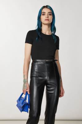T-shirt « Essential », Noir, Patrizia Pepe