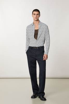 Soft twill viscose shirt, White, Patrizia Pepe