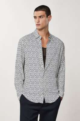 Soft twill viscose shirt, White, Patrizia Pepe