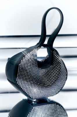 Rhinestone bangle bag, Black, Patrizia Pepe