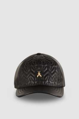 Padded Fly Baseball Cap, Black, Patrizia Pepe