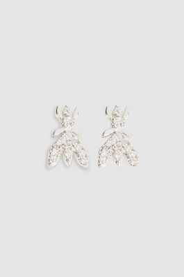 Brass earrings, Silver, Patrizia Pepe