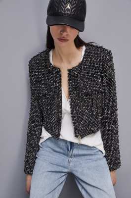 Padded Fly Baseball Cap, Black, Patrizia Pepe