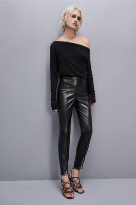 “ESSENTIAL” long-sleeved T-shirt, Black, Patrizia Pepe