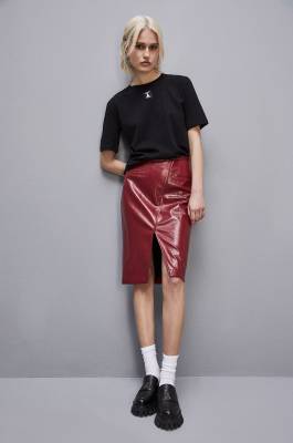 Organic cotton t-shirt, Black, Patrizia Pepe