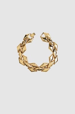 Brass link bracelet, Gold, Patrizia Pepe