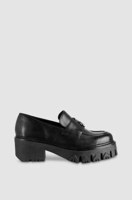 Loafers, Black, Patrizia Pepe