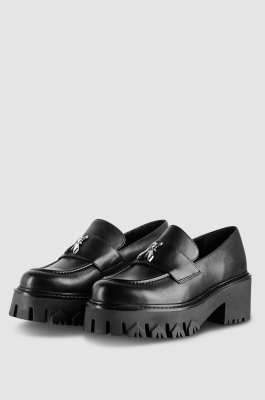 Loafers, Black, Patrizia Pepe