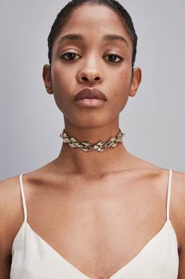 New Chain brass necklace, Gold, Patrizia Pepe